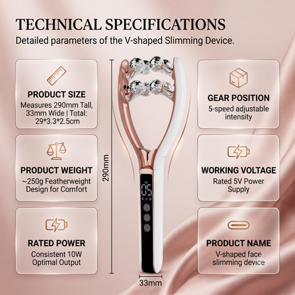 RF & Microcurrent V-Shape Facial Sculpting Roller