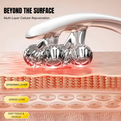 RF & Microcurrent V-Shape Facial Sculpting Roller