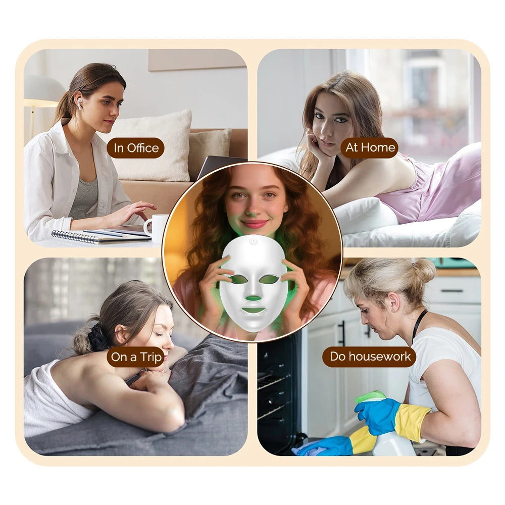 The Cordless Anti-Aging LED Beauty Mask