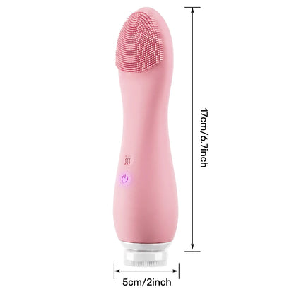 Thermal Sonic Silicone Facial Cleansing Brush