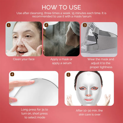 The Cordless Anti-Aging LED Beauty Mask