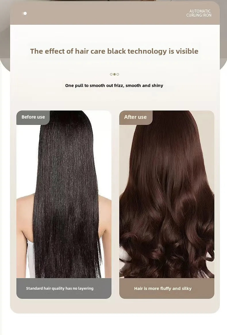 Anti-Scald Automatic Rotating Hair Curler