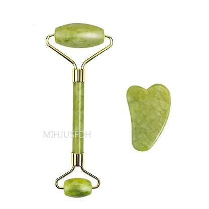 The Morning Depuffing Jade Roller & Gua Sha Kit