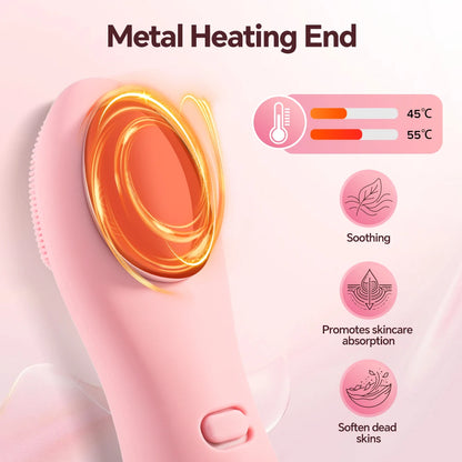 Thermal Sonic Silicone Facial Cleansing Brush