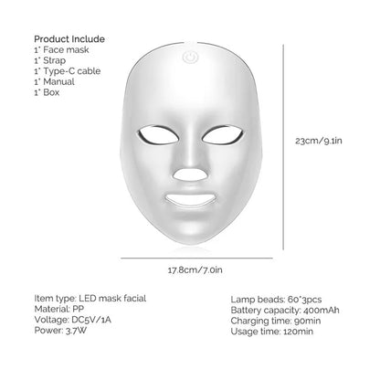 The Cordless Anti-Aging LED Beauty Mask