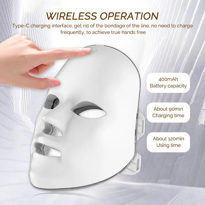 The Cordless Anti-Aging LED Beauty Mask