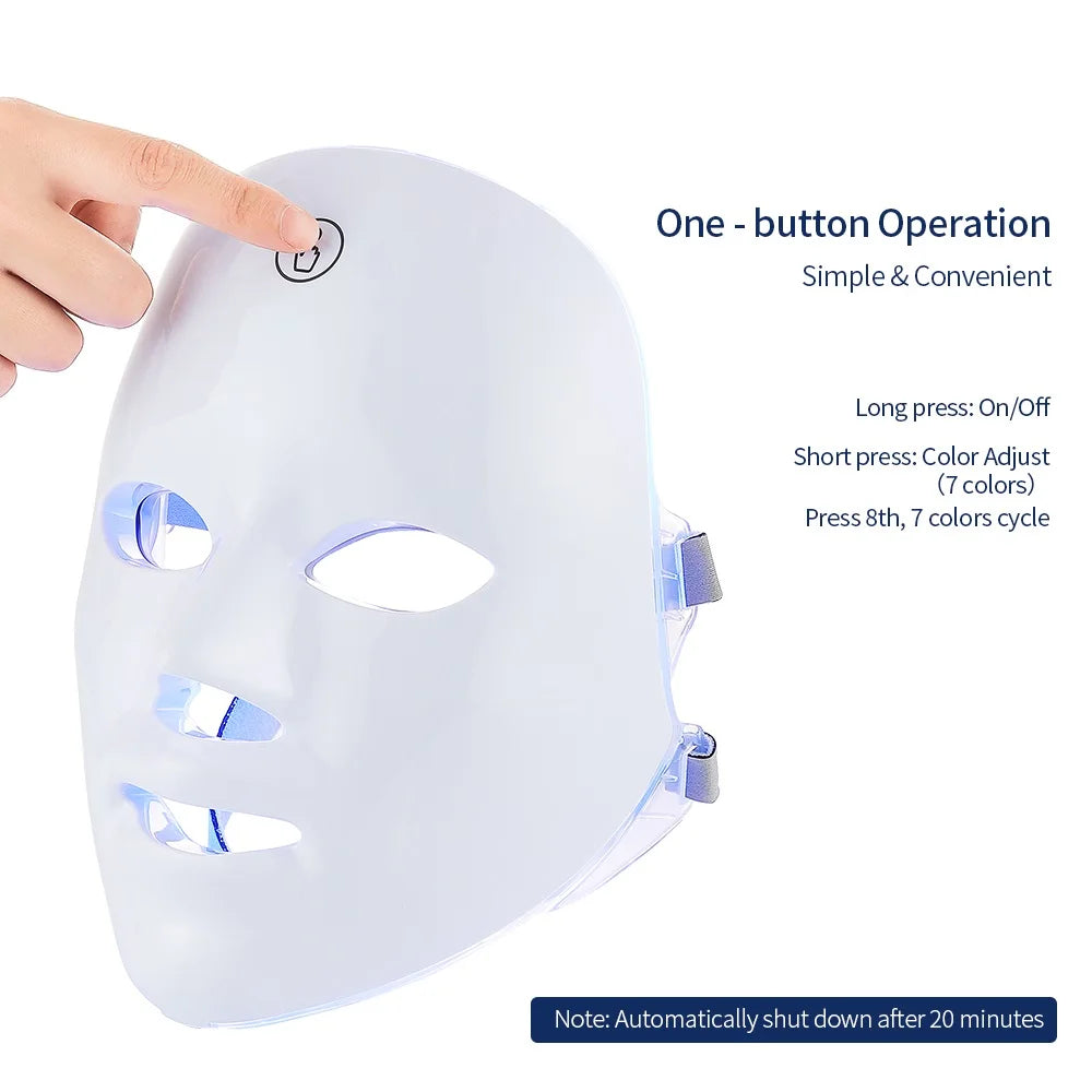 The Ultimate Anti-Aging LED Face & Neck System