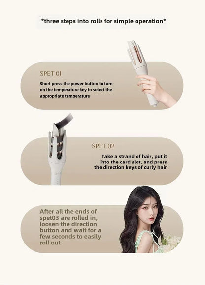 Anti-Scald Automatic Rotating Hair Curler