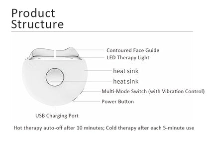 Hot & Cold Therapy Electric Gua Sha Massager